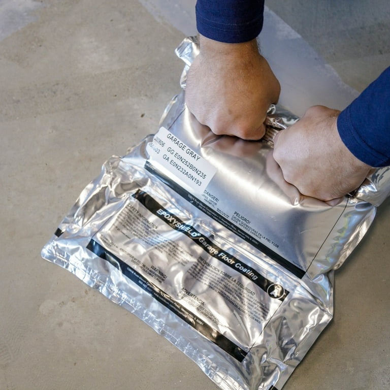 Rust-Oleum EpoxyShield Gray Gloss Garage Floor Paint, Concrete