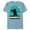Ocean Blue, variant on Marvel Guardians of the Galaxy Volume 3 Rocket Space Icon - Short Sleeve Blended T-Shirt for Adults - Customized-Dark Heather