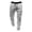Light Gray, variant on Casual Pants for Men, Mens Casual Hop Track Pants Solid Lace Up Workout Joggers With Pocket Warm Light Gray M