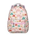 thumbnail image 1 of Cottagecore Fungi Backpack Boho Vintage Magical Forest Mushrooms and Fairy Tale Design Psychedelic Trippy School Bag, 1 of 6