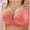 #2-Watermelon Red, variant on Womens Plus Size $5,Women Thin Plus Size Breathable Gathered Underwear Women Non-Steel Bra Daily Bra