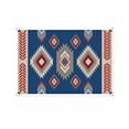 thumbnail image 2 of Sun Shade Sail 12x16Ft Southwestern Native Geometric Boho Blue and Red Uv Block Sunshade Canopy Outdoor Shade Cover Rectangle Shade Cloth For Patio Garden Yard Deck Pergola, 2 of 6