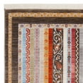 thumbnail image 5 of SAFAVIEH Bokhara Rosanne Striped Polyester Area Rug, Brown/Yellow, 5' x 7'6", 5 of 7