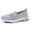 Grey, variant on Women Casual Shoes Breathable Soft Sole Slip On Classic Canvas Shoes Lightweight Comfortable Footwear For Daily Wear ,Us Size:6.5