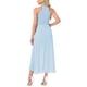 thumbnail image 3 of INSPIRAR CHIC Estilo Mono Elegante para Mujer con Cuello Halter Sin Mangas Mono Formal de Pierna Ancha XL Azul Claro, 3 of 6