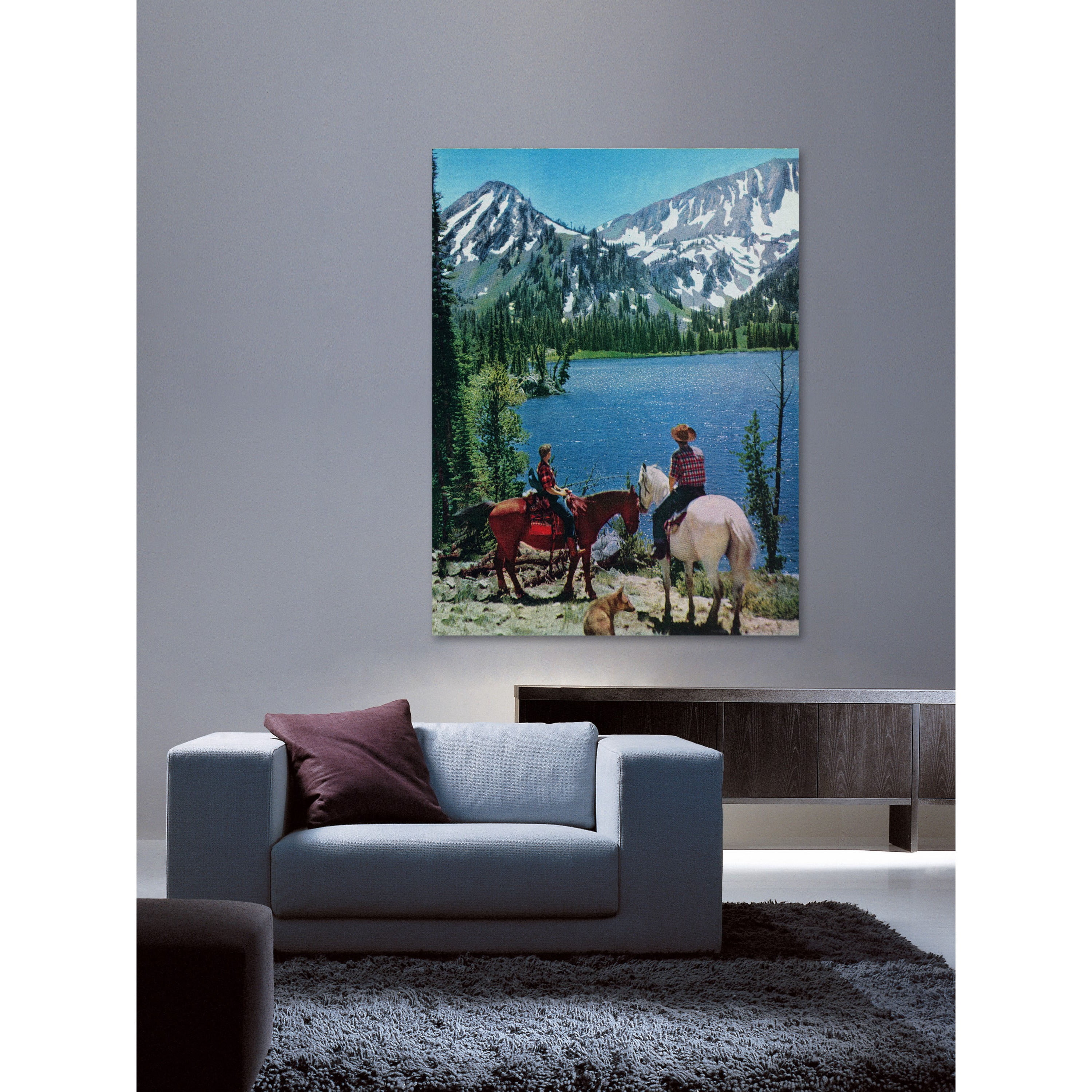 Marmont Hill "Wallows Mountains" Painting Print on Wrapped Canvas