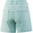 thumbnail image 2 of Huk Women's Next Level Seafoam Small Quick Drying Performance Fishing Shorts, 2 of 2