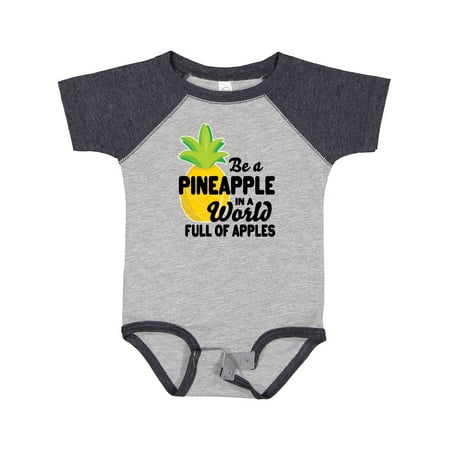 

Inktastic Be a Pineapple in a World Full of Apples Gift Baby Boy or Baby Girl Bodysuit