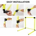 thumbnail image 3 of Hurdles Training Equipment, Adjustable Height Hurdles Track and Field, Agility Speed Jumping Training Equipment for Soccer Basketball Football Dogs, Detachable-Green, 3 of 6