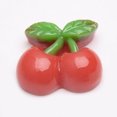 thumbnail image 1 of Resin Cabochons Cherry Red 21.5x20x8mm, 1 of 2