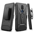 thumbnail image 2 of Compatible for Cricket Icon 3 Case, At&t Motivate 2 Case with Holster Belt Clip Heavy Duty Shockproof Protective Phone Cover with Kickstand [Black], 2 of 8