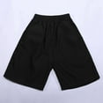 thumbnail image 4 of Gunia Boys Athletic Shorts Summer Loose Fashion Casual Solid Color Knee Length Shorts Comfy Outwear 7-8 Years, 4 of 8