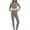 Z02-Grey, variant on FUZHIQ Thermal Underwear for Women Long Johns with Lined Base Layer Womens Thermals Top and Bottom Set Cold Weather