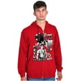thumbnail image 3 of Kanji Street Fighter Dream Big Ryu Men Big & Tall Zip Hoodie Brisco Brands 5X, 3 of 5