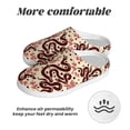 thumbnail image 6 of Yiaed Snake Print Slippers Fuzzy Warm Cozy Slippers Non Slip House Slippers For Indoor Outdoor Slippers House Slippers-13, 6 of 7