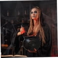 thumbnail image 4 of 12.6 Inch Witches Cauldron, Pot Cauldron, Halloween Cauldron Candy Bowl Holder Plastic Cauldron Pot with HandleTrick or Treat Party Supplies Halloween Decorations, 4 of 7