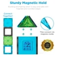 thumbnail image 4 of Best Choice Products 110-Piece Kids Magnetic Tiles Set, Educational Building STEM Toy w/ Case - Earth Tone, 4 of 8