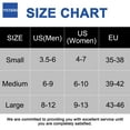 thumbnail image 6 of Honeysea 6 Pairs Compression Sports Socks, Thick Cushion Athletic Socks Breathable Performance Ankle Socks Anti-Blister Unisex, 6 of 7