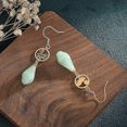 thumbnail image 2 of Imitation Hetian Jade And Magnolia Earrings--|Model code3681, 2 of 3