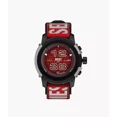 thumbnail image 2 of Diesel DZT2041 Griffed Gen 6 Red/White Silicone Strap Mens Alexa GPS Smartwatch, 2 of 2