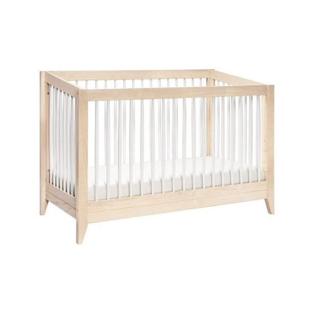 Babyletto Sprout 4 in 1 Convertible Crib in Washed Natural and White