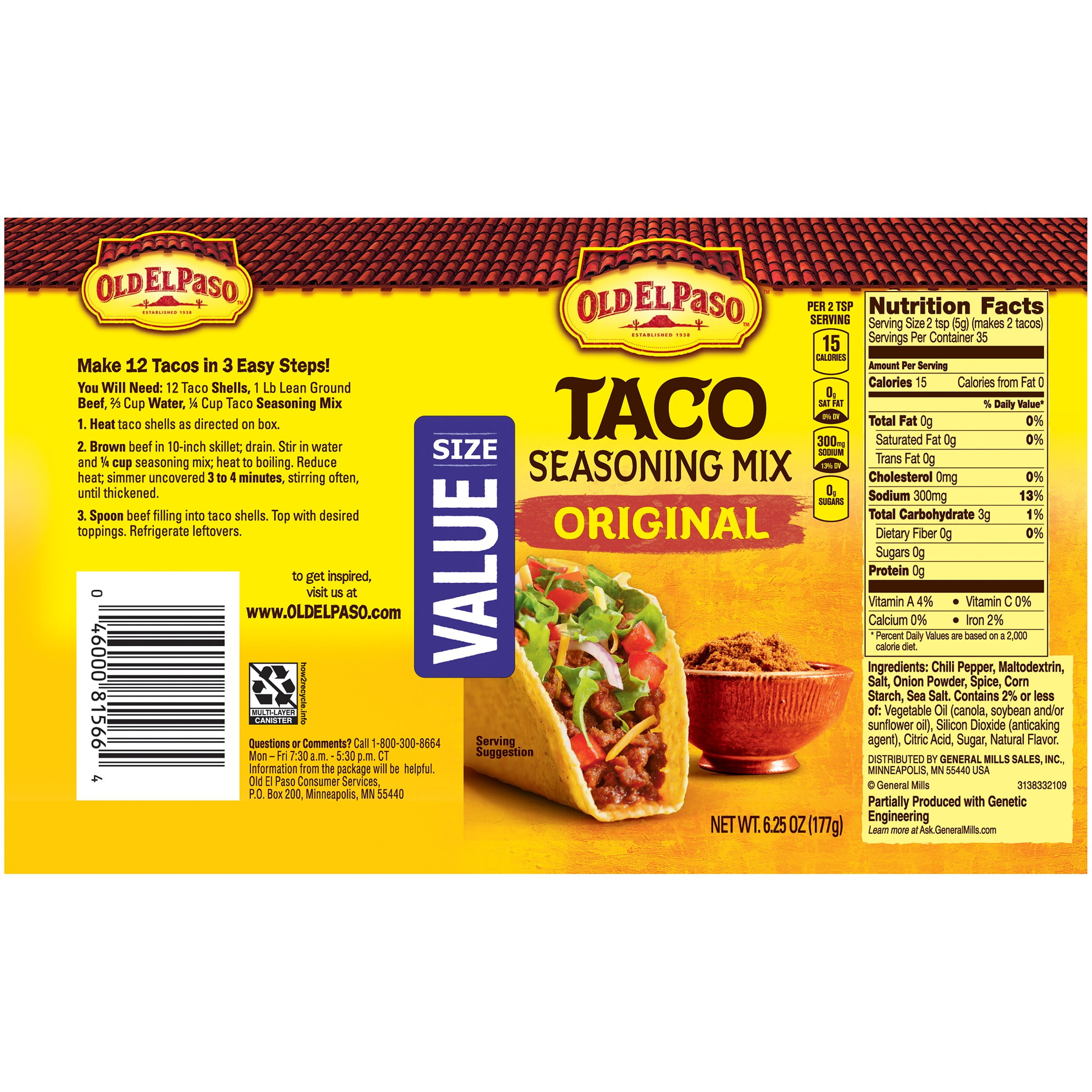 old-el-paso-taco-seasoning-mix-nutritional-information-bios-pics