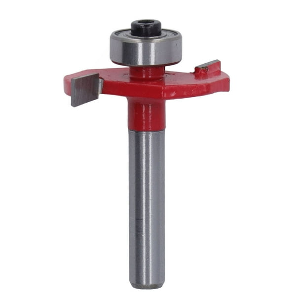 T Shaped Router Bit Quickly Eliminate Edges Incisive Wear Resistant Milling Tungsten Alloy Router Bit Accurate Adjustable Depth For Woodworking