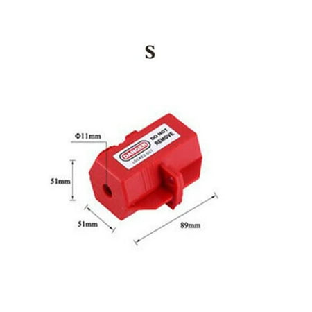 

Fule Plastic Tag Out Device Safety Tools Electrical Plug Lockout Box