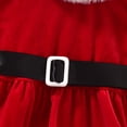 thumbnail image 4 of Santa Outfit Baby Long Sleeve Girls Santa Christmas Dress Party Dress Baby Girl Christmas Outfit 3-4 Years, 4 of 8