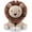 Lion, variant on Crochet Stuffed Animal for Kids,8inch Sit Elephants Toys Hand Knit Doll Baby Cute Doll Bed Time,Handmade Knit Animal Toy Soft Cotton Knitted Animals Teddy Bear Christmas Birthday Gifts