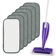 thumbnail image 1 of Las almohadillas de fregona reutilizables son compatibles almohadillas de microfibra lavables a máquina están disponibles para la limpieza del hogar, 1 of 7