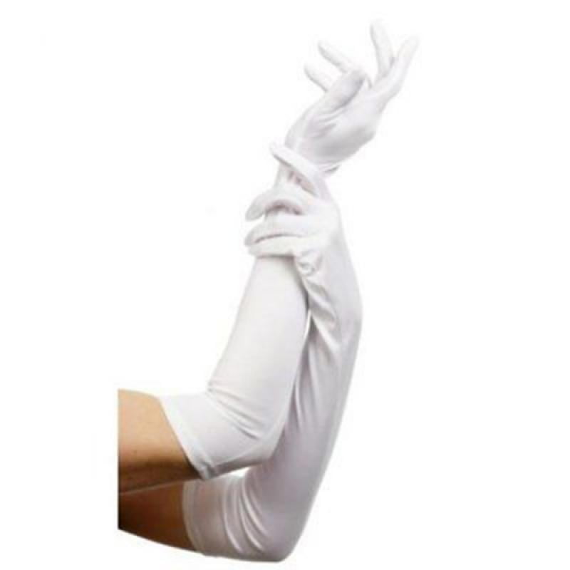 Women's Long Leather Gloves Ultra Long Faux Leather Long Design Fashion ...