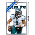 thumbnail image 3 of NFL Philadelphia Eagles - Jalen Hurts Feature Series 23 Wall Poster, 22.375" x 34" Framed, 3 of 5
