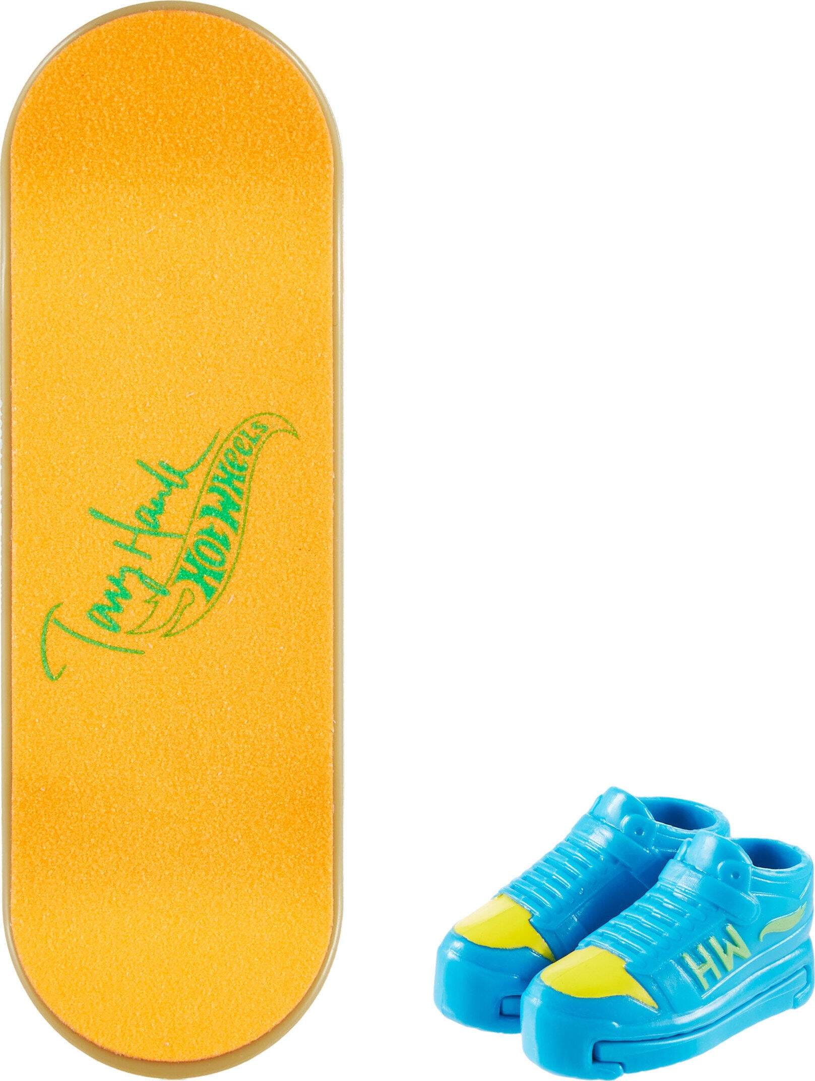 Hot Wheels Skate Neon Bones Tony Hawk Fingerboard and Removable