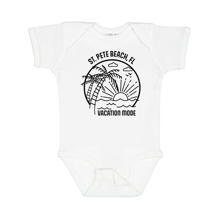 

Inktastic Summer Vacation Mode St. Pete Beach Florida Boys or Girls Baby Bodysuit