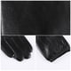 thumbnail image 2 of Guantes de cuero para hombre, otoño e invierno, terciopelo grueso, cálido, para conducir, motocicleta, pantalla táctil, guantes de piel de oveja superior, 2 of 5