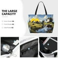 thumbnail image 3 of Balery Pasture Cow A Beach Travel Bag - Water-Resistant, Large Capacity Lightweight Tote with 7 Pockets for Women and Men - Perfect for Beach, Pool, Gym, and Travel, 3 of 7