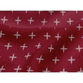 thumbnail image 4 of oneOone Viscose Jersey Fabric Plus Sign Kasuri Decor Fabric Printed BTY 60 Inch Wide, 4 of 5
