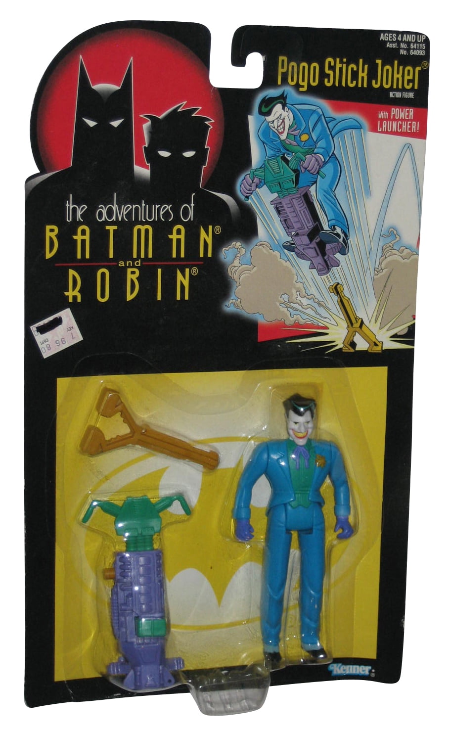 Dc Adventures Of Batman Robin Pogo Stick Joker Kenner Figure Walmart Com
