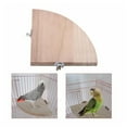 thumbnail image 4 of Redempat Bird Platforms Fan Shape Birds Cage Perch Stand Rack Toy for Parrot Hamster Small Animals Exercise Toys 3 Sizes 17*17cm 1Set, 4 of 6
