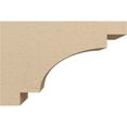 thumbnail image 3 of 6"W x 18"D x 12"H Classic Mediterranean Rough Cedar Woodgrain TimberThane Corbel, Primed Tan, 3 of 6