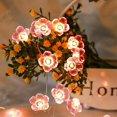 thumbnail image 4 of Luces LED Sakura, Cadena de Flores de Cerezo, Luces de Cadena de Flores, Luces de Hadas de Cereza Rosa para Fiestas, Vacaciones, Bodas, Cumpleaños, Ambiente (3M), 4 of 5
