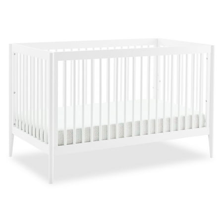 Delta Children Casey 6-in-1 Convertible Baby Crib, Bianca White
