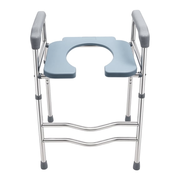 Raised Toilet Seat with Handles, Adjustable Height & Width 275lbs Toilet Seat Riser for Elderly Handicap Surgery Pregnant