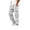 Gray, variant on ZUBMGKTE Men's Baggy Fleece Cargo Sweatpants Loose Casual Jogger Pants Open Bottom Sweatpants for Athletic Workout with Pockets