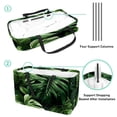 thumbnail image 4 of Tropical Jungle Palm Leaves Large Capacity Reusable Foldable Oxford Cloth Toy Basket - Beach Bag, Shopping Bags, Laundry Basket, 4 of 7