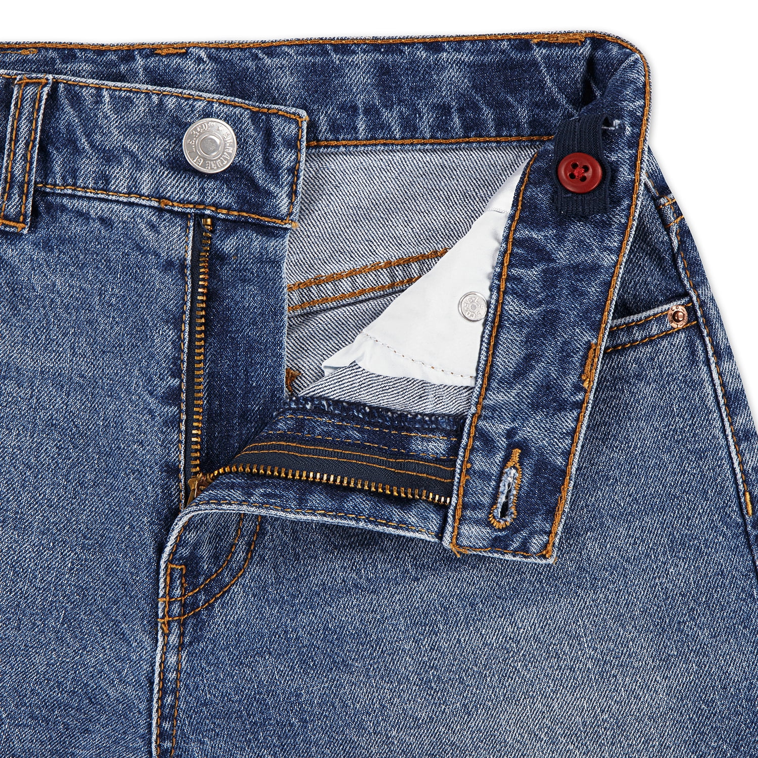 Levi Strauss Signature Girls' Baggy Wide Leg Jeans, Sizes 2T-18