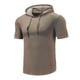 thumbnail image 1 of pstuiky camisetas de hombre, Camisa de manga corta con cuello abierto y lazo floral hecha a mano para hombre ropa de hombre xl, 1 of 4