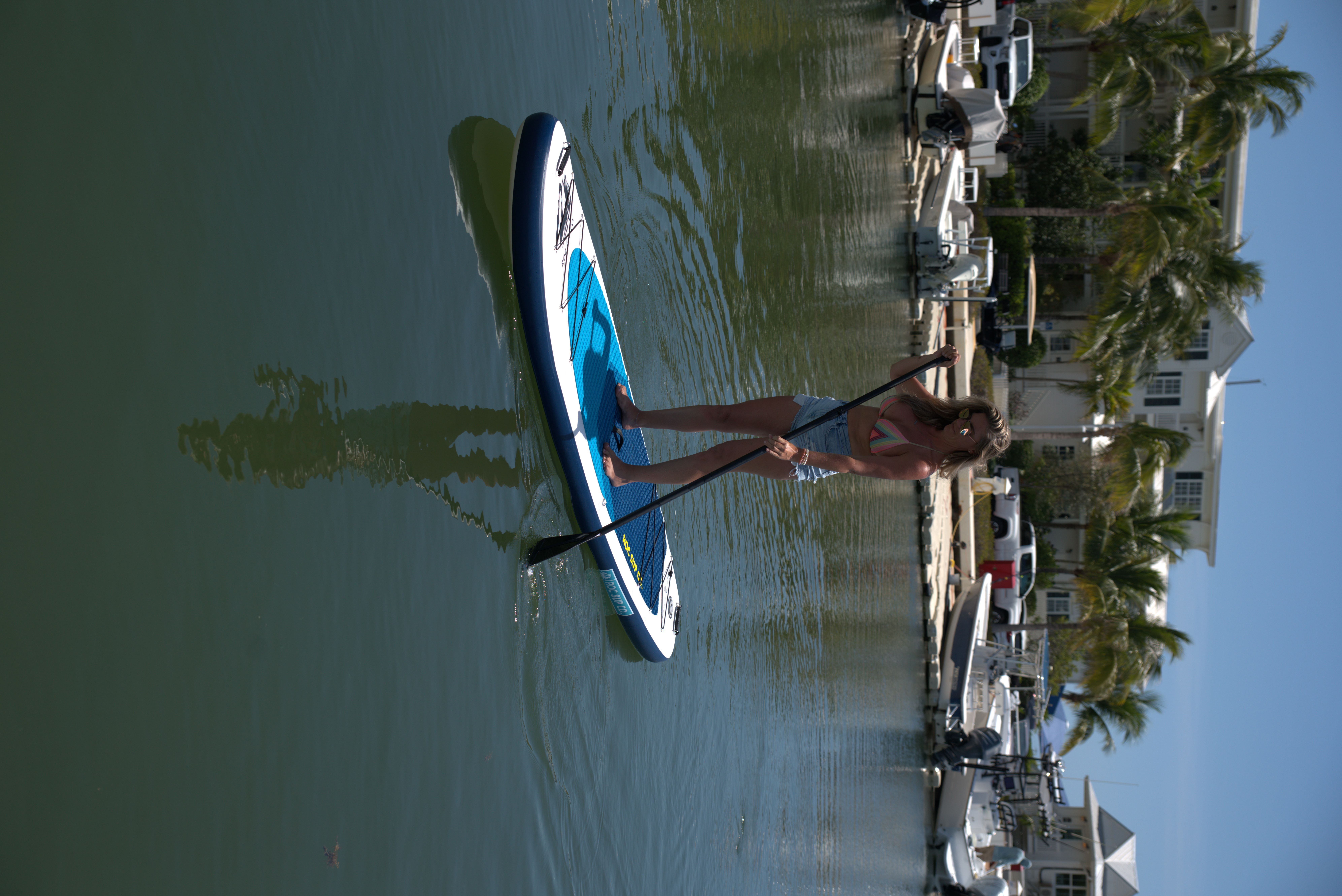 ROC Outdoors Inflatable Stand Up Paddle Boards 10 ft 6 in with Kayak Seat & Premium Accessories