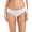White, variant on Women's Full Coverage Swim Bottoms Mid Rise Ruched Sides Bikini Bottom
